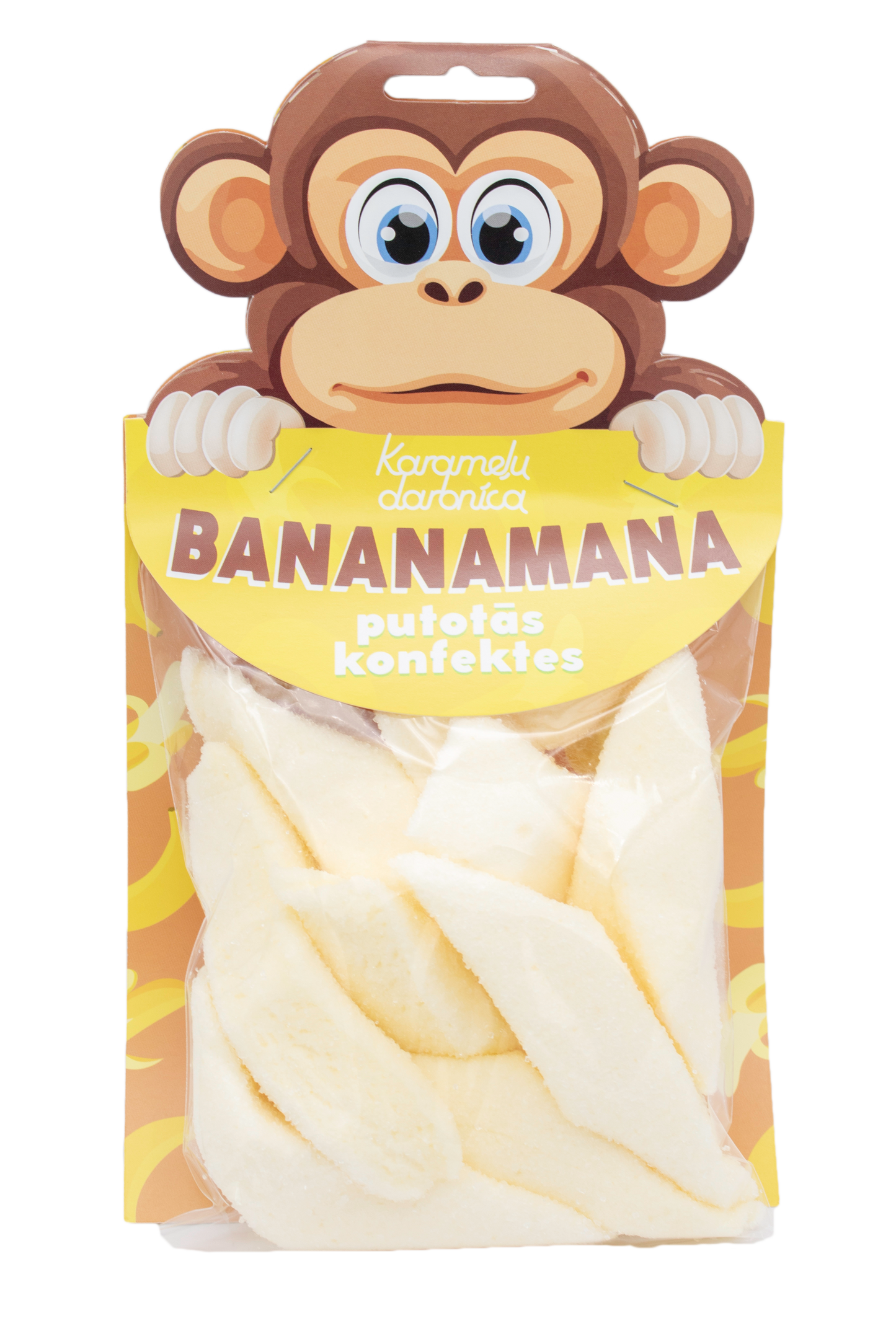 Putotā konfekte BANANAMANA - Karameļu darbnīca