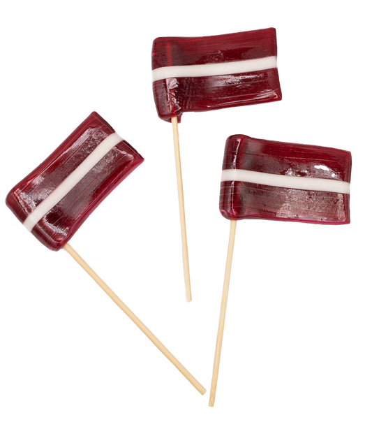 Latvijas karogs karamele - Karameļu darbnīca