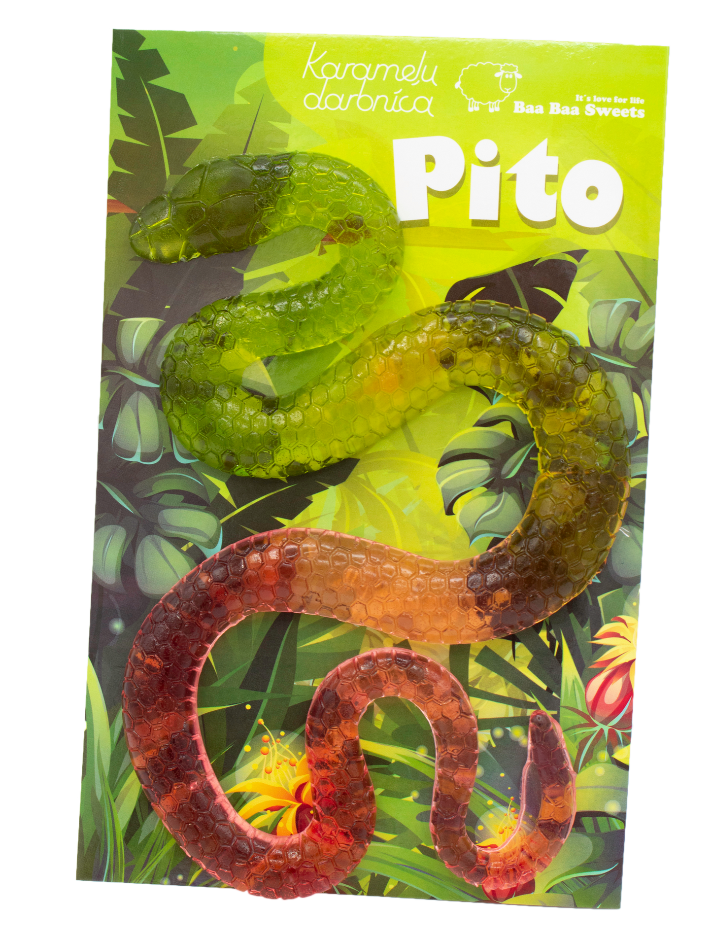 Želejas konfekte čūska- PITO - Karameļu darbnīca