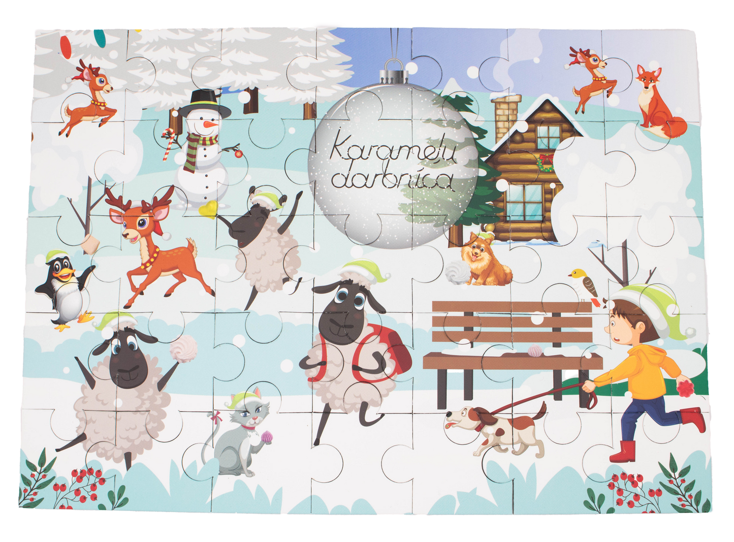 Ziemassvētku puzle - Karameļu darbnīca