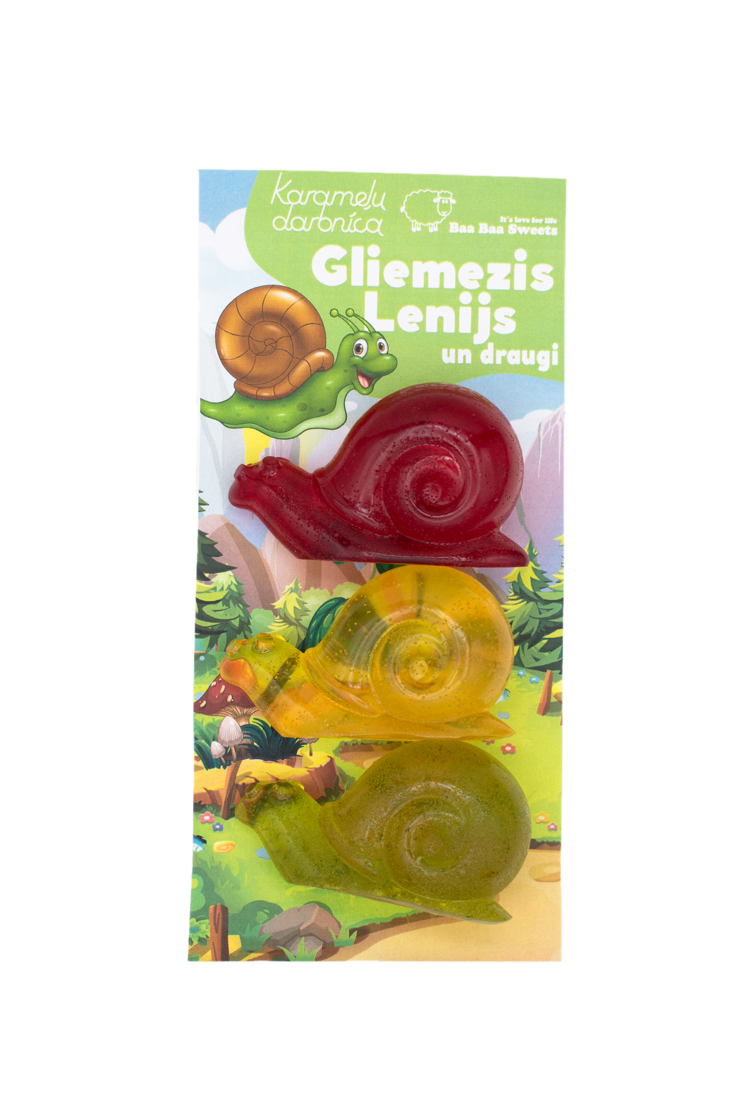 Želejas konfekte- Gliemezis Lenijs - Karameļu darbnīca