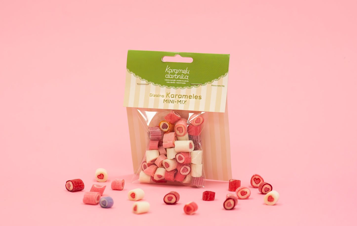 Valentīndienas MINI MIX karameles - Karameļu darbnīca