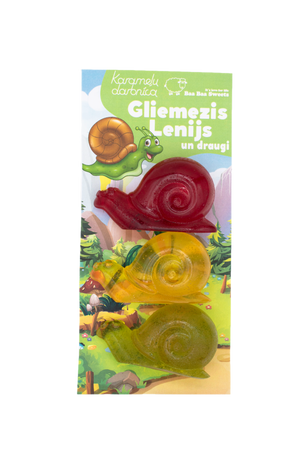 Želejas konfekte- Gliemezis Lenijs - Karameļu darbnīca