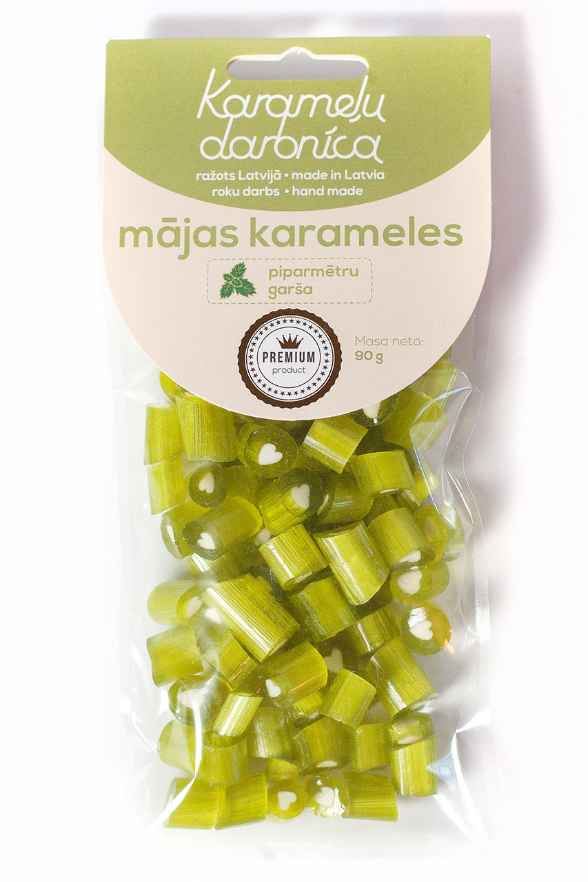 Piparmētru karameles - Karameļu darbnīca