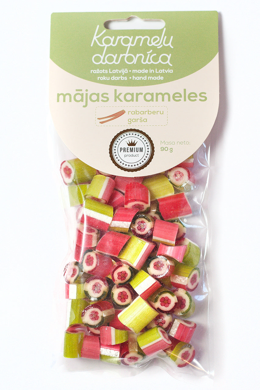 Rabarberu karameles - Karameļu darbnīca