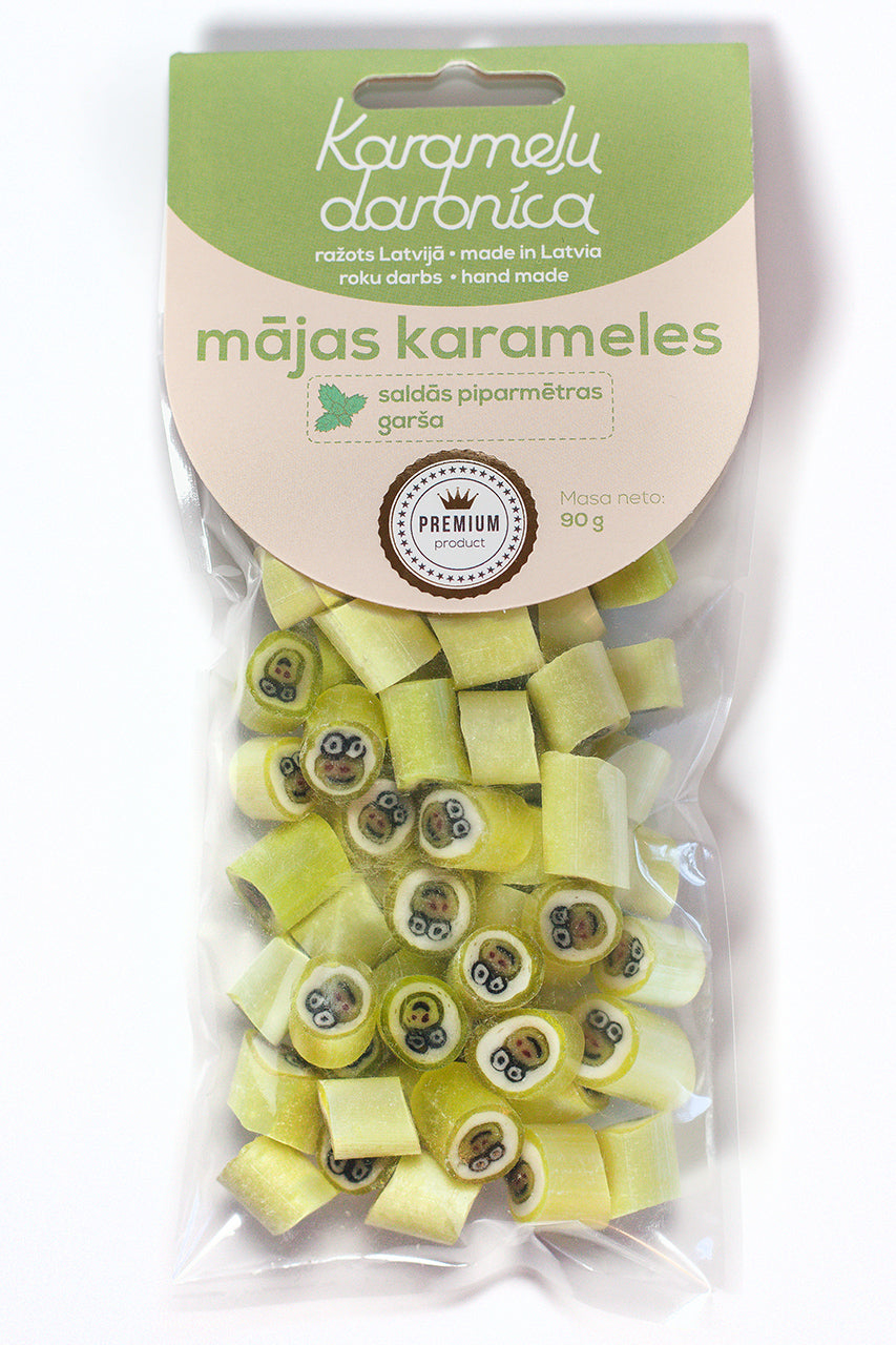 Saldās piparmētras karameles - Karameļu darbnīca