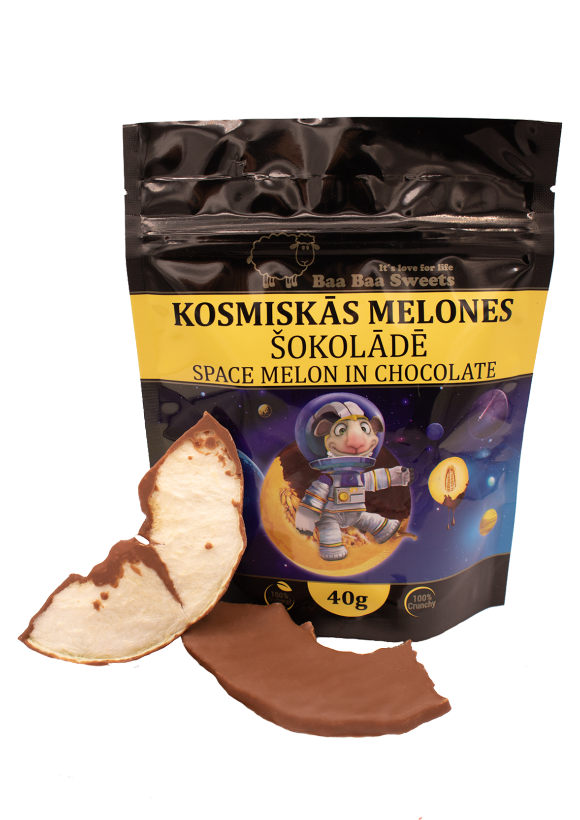 Kosmiskās Melones šokolādē - Karameļu darbnīca