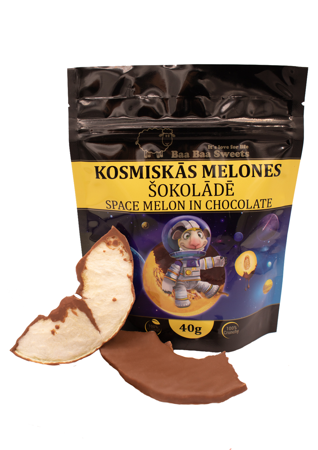 Kosmiskās Melones šokolādē - Karameļu darbnīca